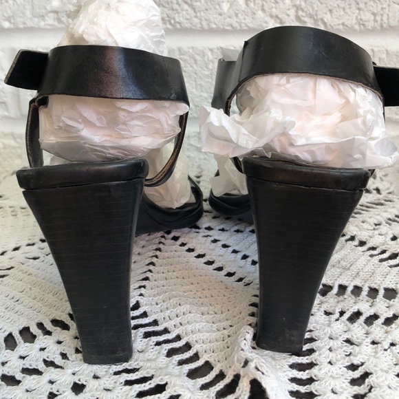 T-Strap Stacked Heels - Picture 4 of 5